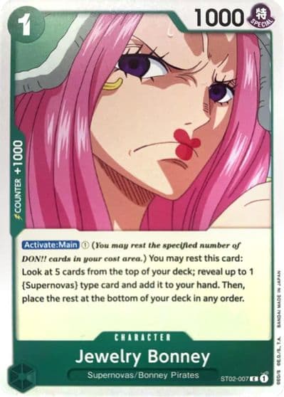 Jewelry Bonney Revision Pack Cards One Piece card
