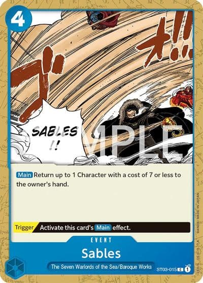 Sables Revision Pack Cards One Piece card