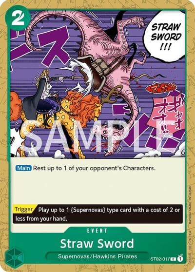 Straw Sword Revision Pack Cards One Piece card