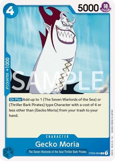 Gecko Moria Revision Pack Cards One Piece card
