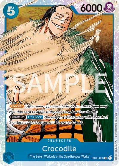 Crocodile 003 Revision Pack Cards One Piece card