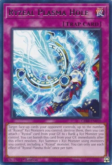 Ryzeal Plasma Hole Crossover Breakers Yu-Gi-Oh! card