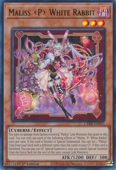 Maliss P White Rabbit Crossover Breakers Yu-Gi-Oh! card