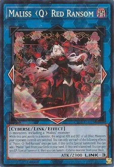 Maliss Q Red Ransom Crossover Breakers Yu-Gi-Oh! card