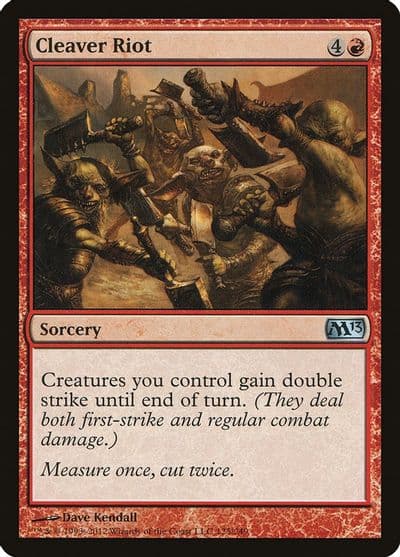 Cleaver Riot Magic 2013 (M13) Magic card