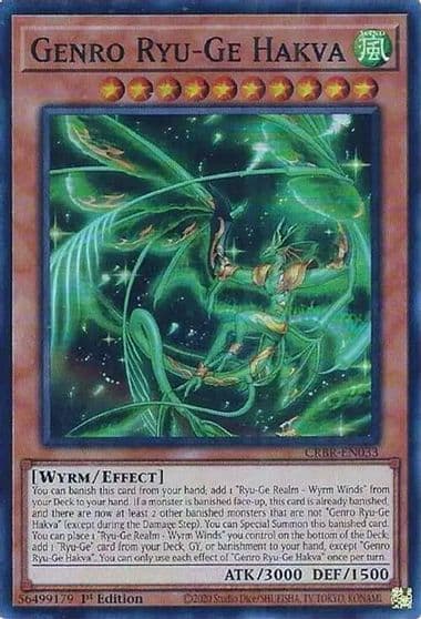 Genro Ryu Ge Hakva Crossover Breakers Yu-Gi-Oh! card