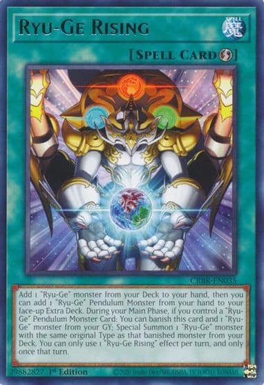 Ryu Ge Rising Crossover Breakers Yu-Gi-Oh! card