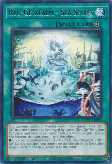Ryu Ge Realm Sea Spires Crossover Breakers Yu-Gi-Oh! card