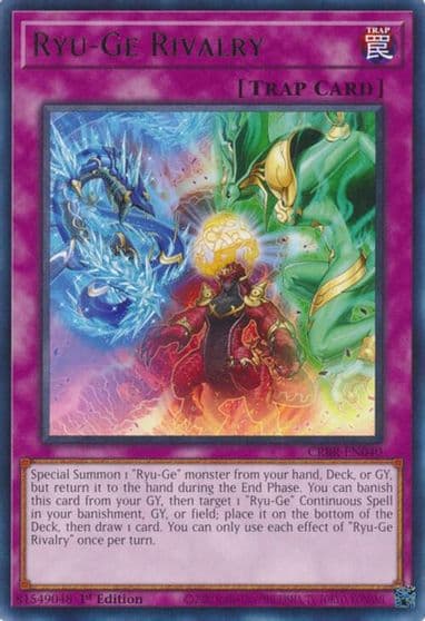 Ryu Ge Rivalry Crossover Breakers Yu-Gi-Oh! card
