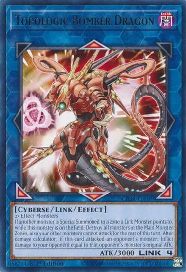 Topologic Bomber Dragon Crossover Breakers Yu-Gi-Oh! card