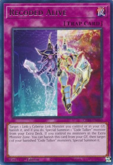 Recoded Alive Crossover Breakers Yu-Gi-Oh! card