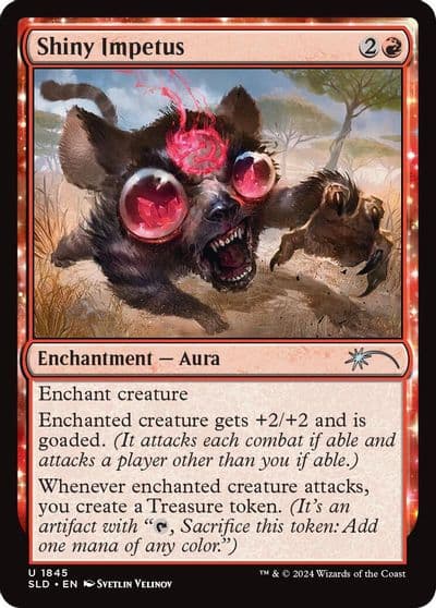 Shiny Impetus Secret Lair Drop Series Magic card