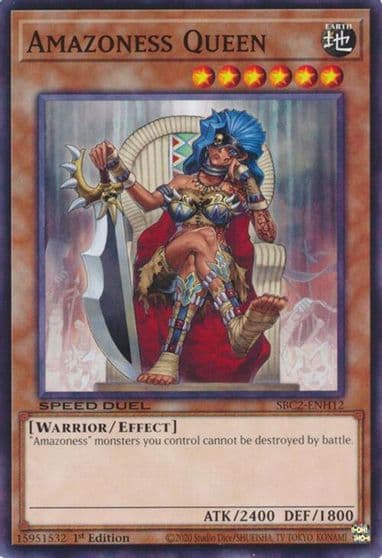 Amazoness Queen Speed Duel: Battle City Finals Yu-Gi-Oh! card