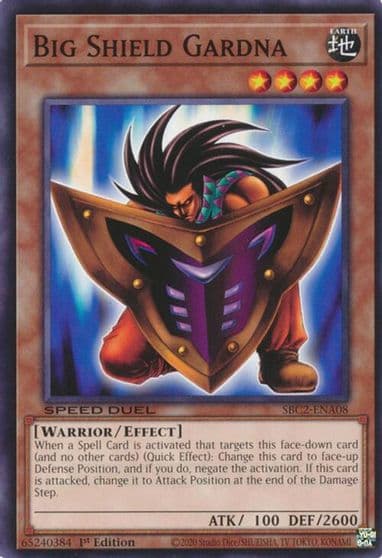 Big Shield Gardna Speed Duel: Battle City Finals Yu-Gi-Oh! card