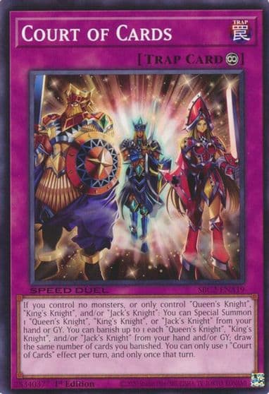 Court of Cards Speed Duel: Battle City Finals Yu-Gi-Oh! card
