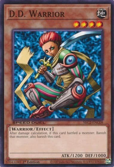 DD Warrior Speed Duel: Battle City Finals Yu-Gi-Oh! card