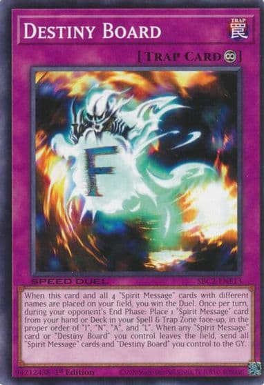 Destiny Board Speed Duel: Battle City Finals Yu-Gi-Oh! card