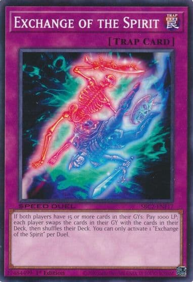Exchange of the Spirit Speed Duel: Battle City Finals Yu-Gi-Oh! card