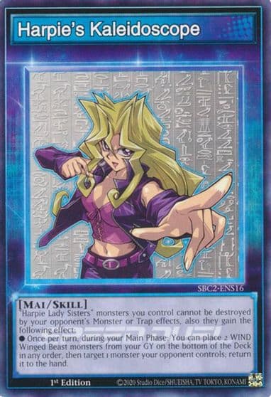 Harpies Kaleidoscope Speed Duel: Battle City Finals Yu-Gi-Oh! card