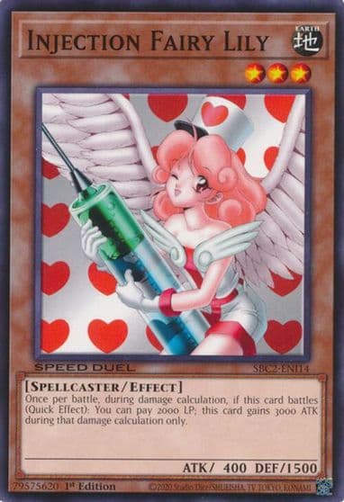 Injection Fairy Lily Speed Duel: Battle City Finals Yu-Gi-Oh! card