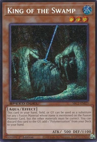 King of the Swamp PSR Speed Duel: Battle City Finals Yu-Gi-Oh! card