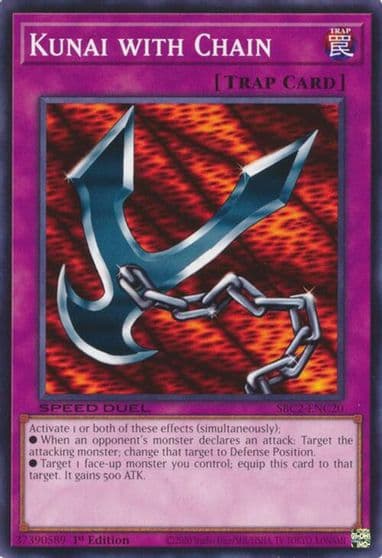 Kunai with Chain Speed Duel: Battle City Finals Yu-Gi-Oh! card
