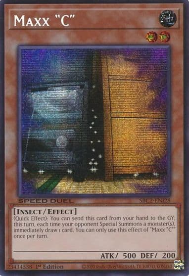 Maxx C PSR Speed Duel: Battle City Finals Yu-Gi-Oh! card