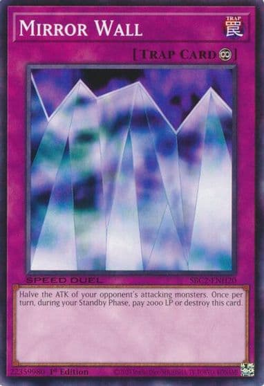 Mirror Wall Speed Duel: Battle City Finals Yu-Gi-Oh! card