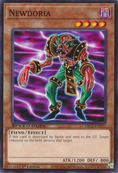 Newdoria Speed Duel: Battle City Finals Yu-Gi-Oh! card
