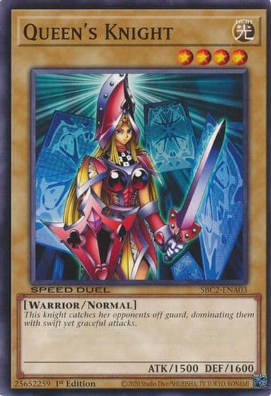Queens Knight Speed Duel: Battle City Finals Yu-Gi-Oh! card