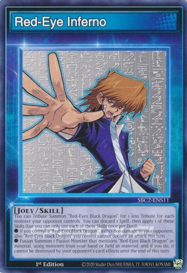 Red Eye Inferno Speed Duel: Battle City Finals Yu-Gi-Oh! card