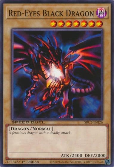Red Eyes Black Dragon Speed Duel: Battle City Finals Yu-Gi-Oh! card