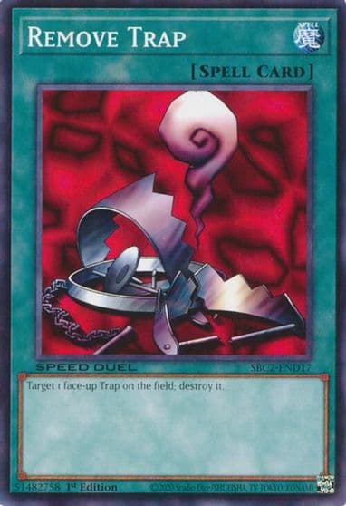 Remove Trap Speed Duel: Battle City Finals Yu-Gi-Oh! card