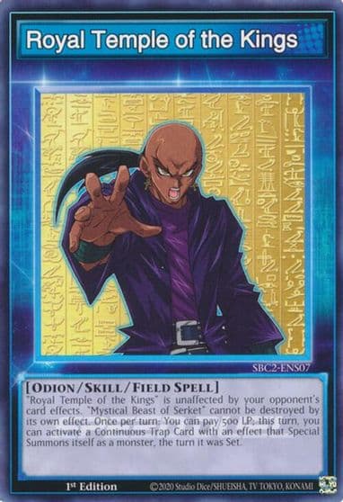 Royal Temple of the Kings Speed Duel: Battle City Finals Yu-Gi-Oh! card