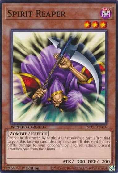 Spirit Reaper PSR Speed Duel: Battle City Finals Yu-Gi-Oh! card