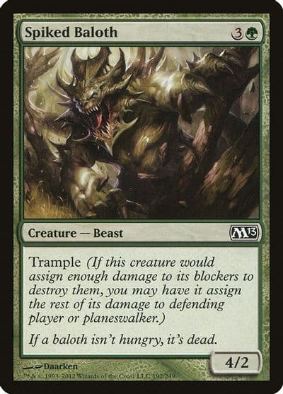 Spiked Baloth Magic 2013 (M13) Magic card