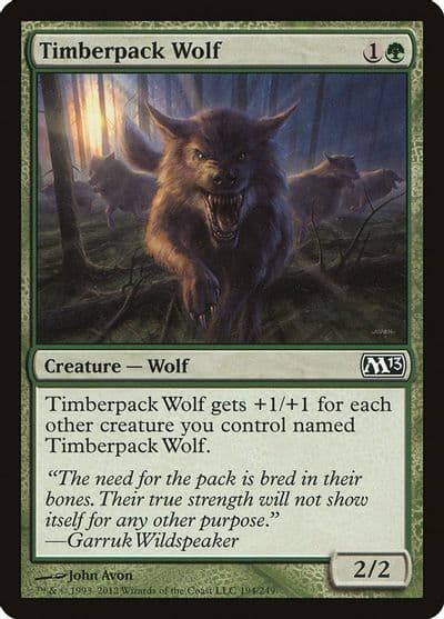 Timberpack Wolf Magic 2013 (M13) Magic card