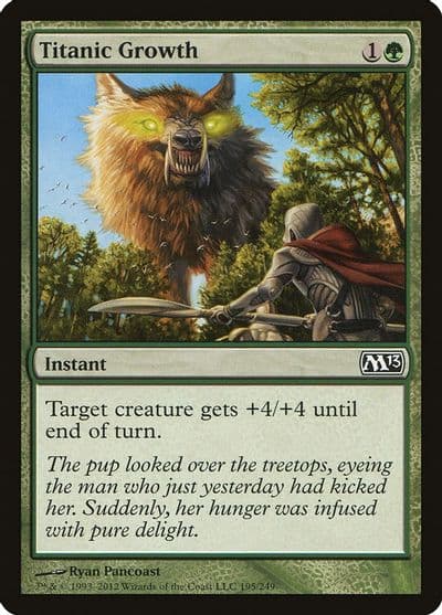 Titanic Growth Magic 2013 (M13) Magic card
