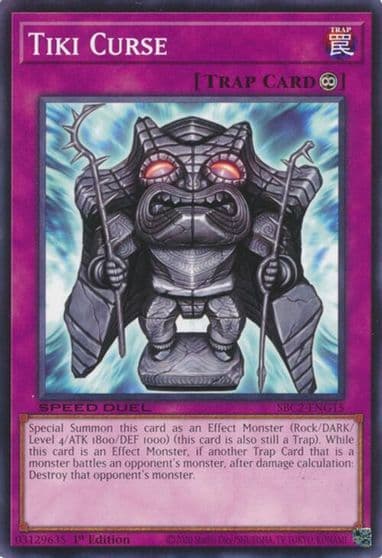 Tiki Curse Speed Duel: Battle City Finals Yu-Gi-Oh! card