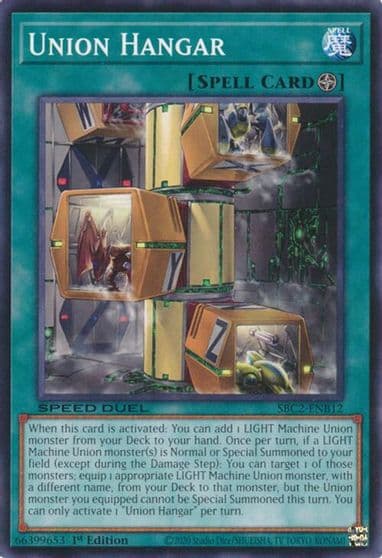 Union Hangar Speed Duel: Battle City Finals Yu-Gi-Oh! card