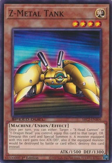 Z Metal Tank Speed Duel: Battle City Finals Yu-Gi-Oh! card