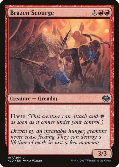 Brazen Scourge Reprint Kaladesh Magic card