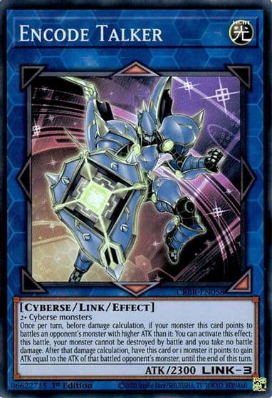 Encode Talker SR Crossover Breakers Yu-Gi-Oh! card