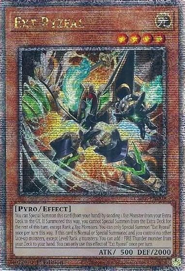 Ext Ryzeal Quarter Century Secret Rare Crossover Breakers Yu-Gi-Oh! card