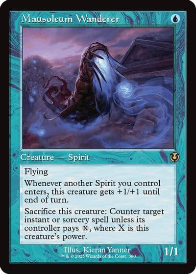 Mausoleum Wanderer Retro Frame Innistrad Remastered Magic card