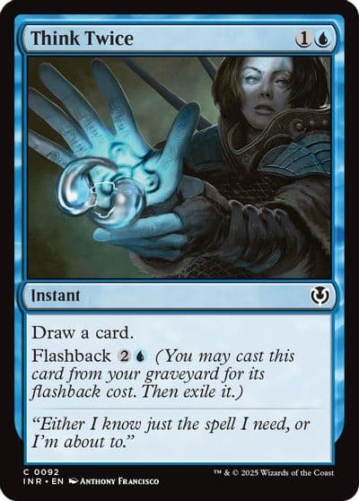 Think Twice Innistrad Remastered Magic card