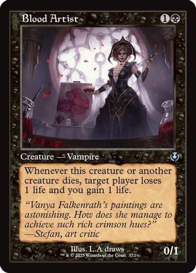 Blood Artist Retro Frame Innistrad Remastered Magic card
