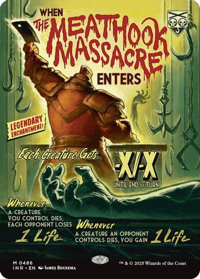 The Meathook Massacre Showcase Innistrad Remastered Magic card