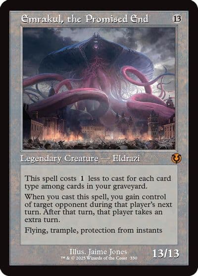 Emrakul the Promised End Retro Frame Innistrad Remastered Magic card