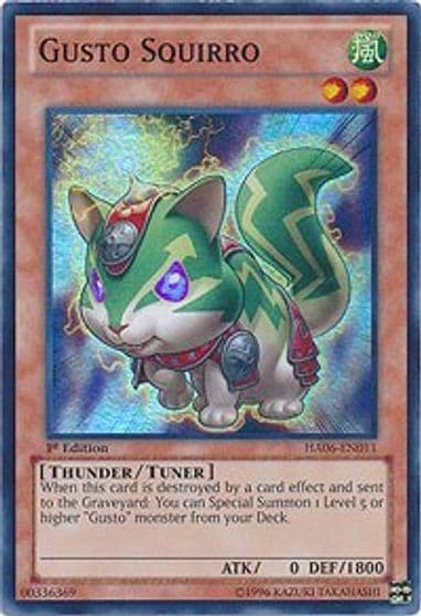 Gusto Squirro Hidden Arsenal 6: Omega Xyz Yu-Gi-Oh! card